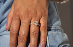 14K Gold Oval Cut Engagement Ring
